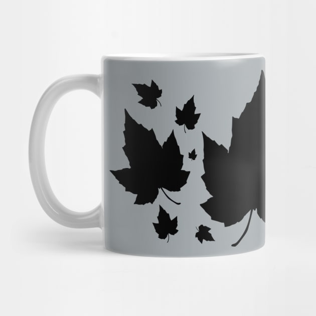 Beautiful Maple leaves silhouettes by DiegoCarvalho